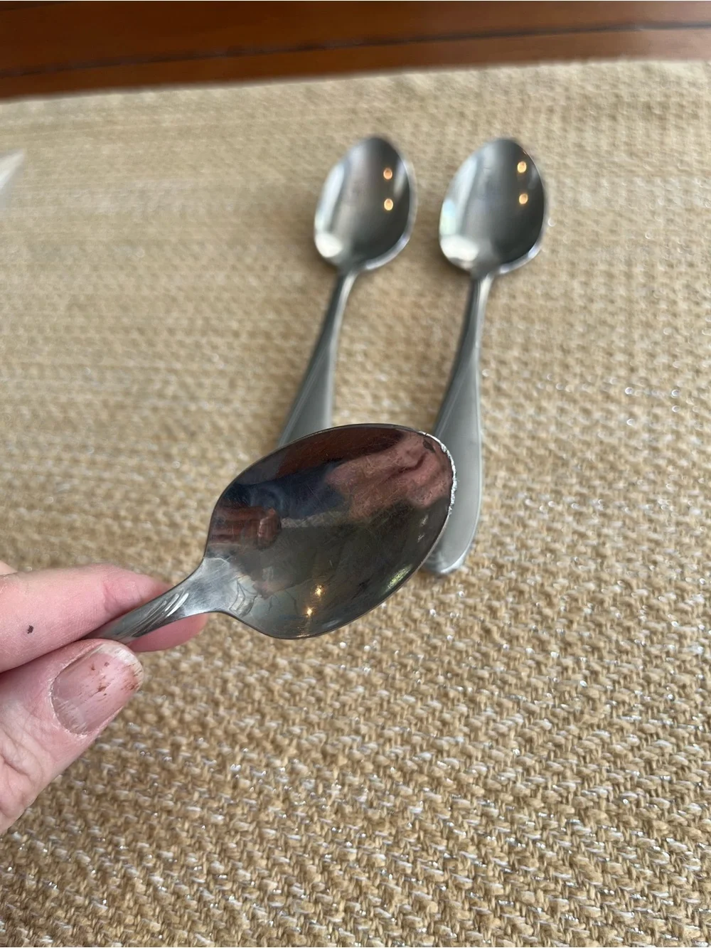 Oneida CAMBER CRESTA Windswept Scroll Stainless Flatware - Teaspoons (3)